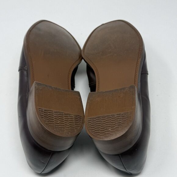 Permasole Loafers Shoes Mens 9.5 EEE Brown Leather Slip On Dress Vintage USA